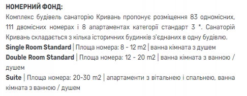 Санаторій KRIVAN KV